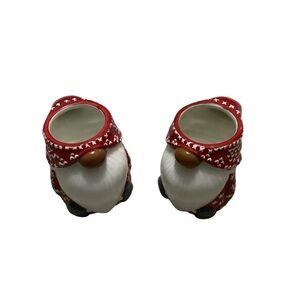 Pottery barn gnome Christmas mugs